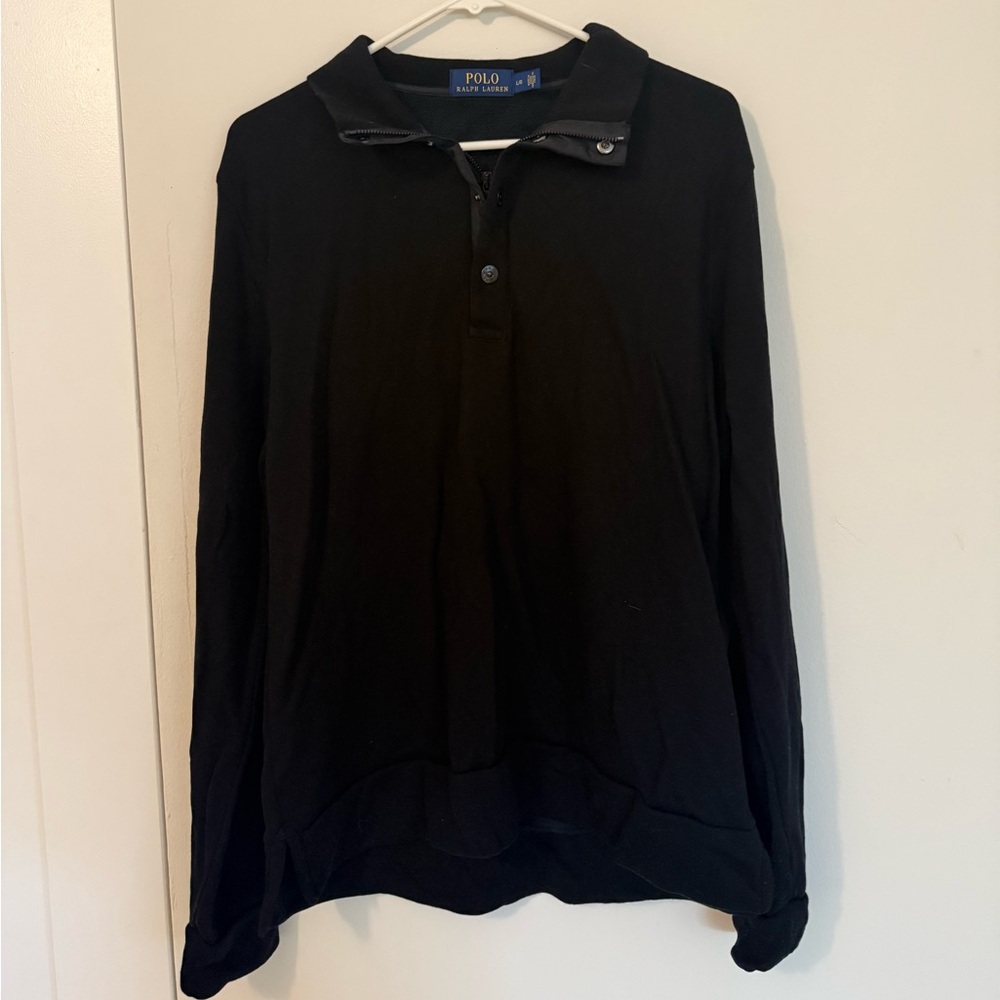 Ralph Lauren Black Quarterzip for Men